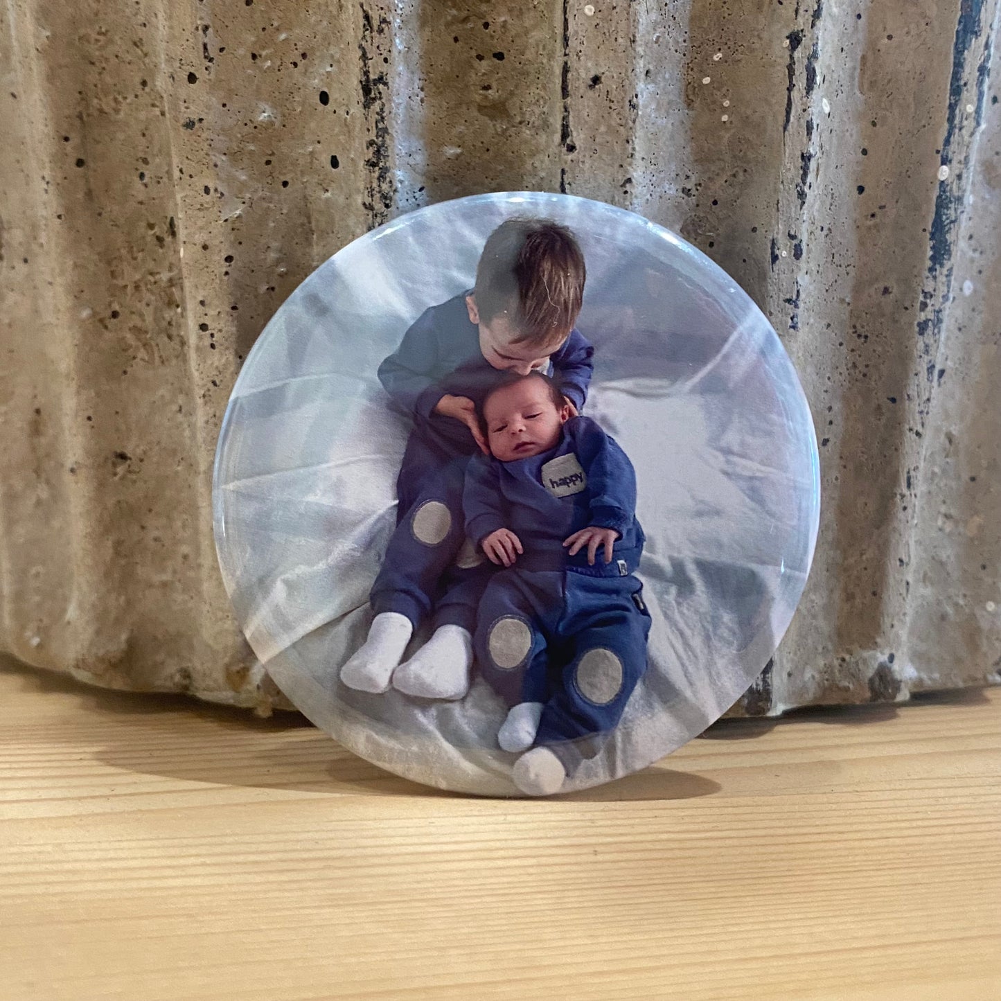 Custom Round Photo Magnet