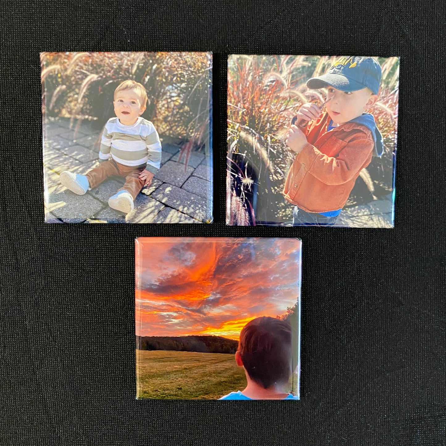Set of 3 Custom 2x2 Photo Magnet