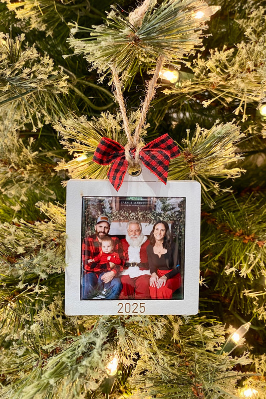 "2025" Square Ornament
