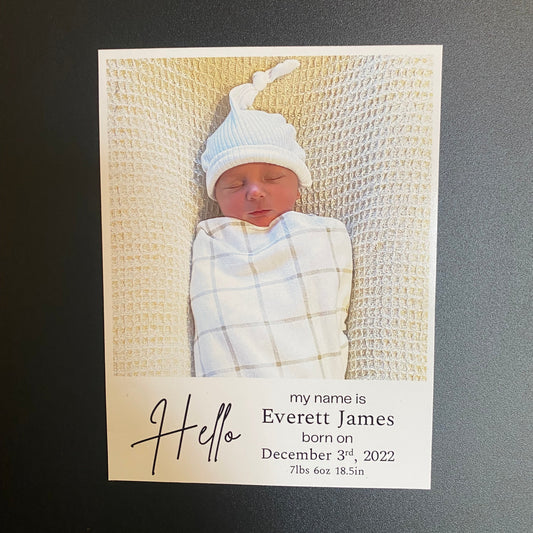 Birth Announcement